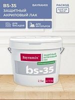 Bayramix BS-18 / Байрамикс БС-18 Лак защитный для декоративной поверхности, стен и потолков
