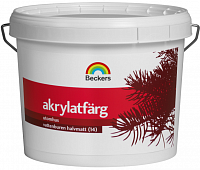 Beckers Akrylatfarg / Беккерс Акрилатфарг универсальная краска, для внешних применений база: A, C