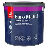 Tikkurila Euro Matt 3 / Тиккурила Евро Матт 3 краска глубокоматовая латексная