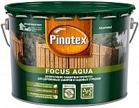 Pinotex Focus Aqua / Пинотекс Фокус Аква Полукроющая декоративно-защитная пропитка для деревянных заборов и садовых строений