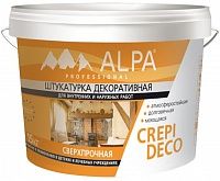 Alpa Crepi Deco/Альпа Крепи Деко декоративная штукатурка, эффект "шуба"