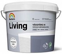 Beckers Living Vaggfarg 05 / Беккерс Ливинг Вагфарг 5 глубокоматовая краска для стен и потолков
