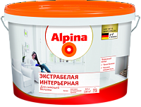 Alpina Ultraweiss / Альпина Экстрабелая Интерьерная белая матовая краска