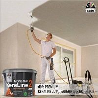 Dufa Premium KeraLine 2 / Дюфа Кералайн 2 Белая интерьерная краска