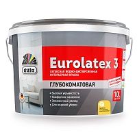 Dufa Retail Eurolatex 3 / Дюфа Ритейл Евролатекс 3 краска латексная интерьерная для стен и потолков
