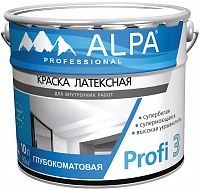 Alpa Profi 3/Альпа Профи 3 Фасадная краска латексная, также для стен и потолков