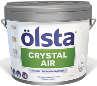 Olsta Crystal Air / Ольста Кристал Аир краска для интерьера очищает воздух от формальдегида