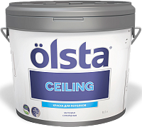 Olsta Ceiling / Ольста Силинг краска акриловая для потолков глубокоматовая супербелая