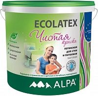 Alpa Ecolatex / Альпа Эколатекс краска для стен и потолков
