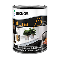 Teknos Futura 15 / Текнос Футура 15 Универсальная износостойкая органорастворимая краска