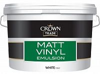 Crown Trade Matt Vinyl Emulsion / Краун Винил Матт Трейд Матовая краска на водной основе