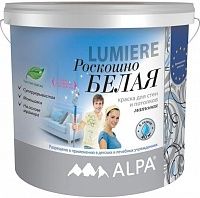 Alpa Lumiere / Альпа Люмиере краска акриловая для стен и потолков