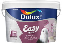 Dulux Easy / Дулюкс Изи Матовая краска белая для обоев, стен и потолков