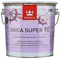Tikkurila Unica Super 90/ Тиккурила Уника Супер яхтный лак глянцевый