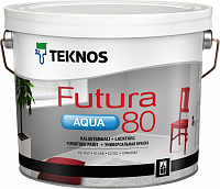 Teknos Futura Aqua 80 / Текнос Футура Аква 80 Глянцевая универсальная краска износостойкая на водной основе