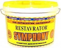 SYMPHONY RESTAVRATOR / Симфония Реставратор Водоразбавляемый колеруемый экологически чистый лак-антисептик на акрилатной основе