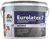 Dufa Retail Eurolatex 7 / Дюфа Ритейл Евролатекс 7 краска латексная интерьерная для стен и потолков