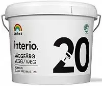 Beckers Interio Vaggfarg 20 / Беккерс Интерио Вагфарг 20 краска для стен и потолков