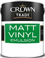 Crown Trade Matt Vinyl Emulsion / Краун Винил Матт Трейд Матовая краска на водной основе