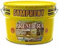SYMPHONY PREMIERA / Симфония Премьера Полуглянцевая Акриловая влагостойкая, износоустойчивая, эластичная эмаль с эффектом пластика