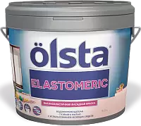 Olsta Elastomeric / Ольста Эластомерик краска фасадная высокоэластичная для поверхностей склонных к растрескиванию