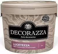 Decorazza Lucetezza декоративная краска с перламутровым эффектом база Bronzo 5 л