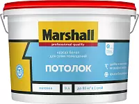 Marshall / Маршал Потолок матовая водно-дисперсионная акриловая краска для потолков