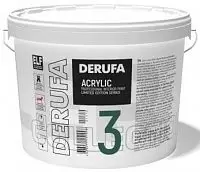 Derufa Professional Interior Paint ТМ / Деруфа Интерьер 3 (TM) - Акриловая краска для стен и потолков