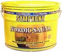 SYMPHONY NORDIC Sauna / Симфония Нордик Сауна Экологически чистый водоразбавляемый защитный состав для саун