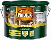 Pinotex Natural/  Пинотекс Натурал Прозрачная защитно-декоративная пропитка, подчеркивающая натуральный оттенок древесины с двойной защитой от солнечных лучей