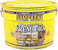 SYMPHONY PREMIERA / Симфония Премьера Шелковисто-матовая Акриловая влагостойкая, износоустойчивая, эластичная эмаль с эффектом пластика