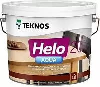 Teknos Helo Aqua / Текнос Хело Аква 20 Полуматовый водоразбавляемый специальный лак