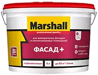 Marshall Fasad / Маршал плюс глубокоматовая акриловая краска для наружного и внутреннего использования
