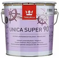 Tikkurila Unica Super 90/ Тиккурила Уника Супер яхтный лак глянцевый
