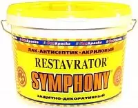 SYMPHONY RESTAVRATOR / Симфония Реставратор Водоразбавляемый колеруемый экологически чистый лак-антисептик на акрилатной основе